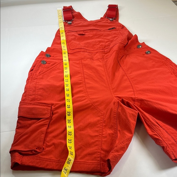Duluth Heirloom Overalls Lightweight Gardening Shorts in Red Sz M - Picture 5 of 12